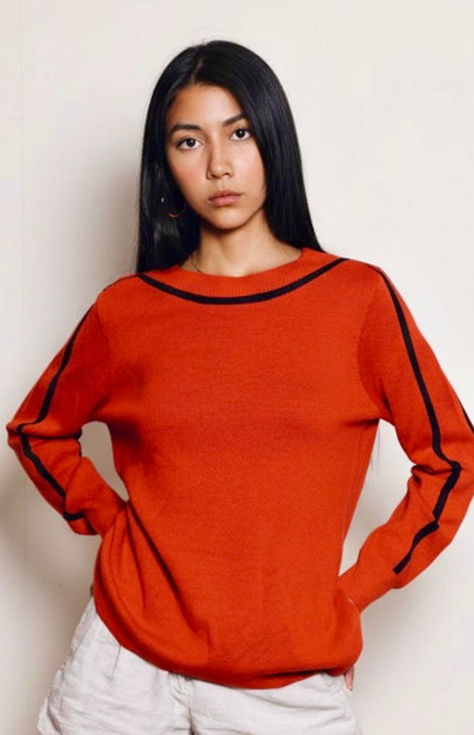 Stripe Knit Sweater