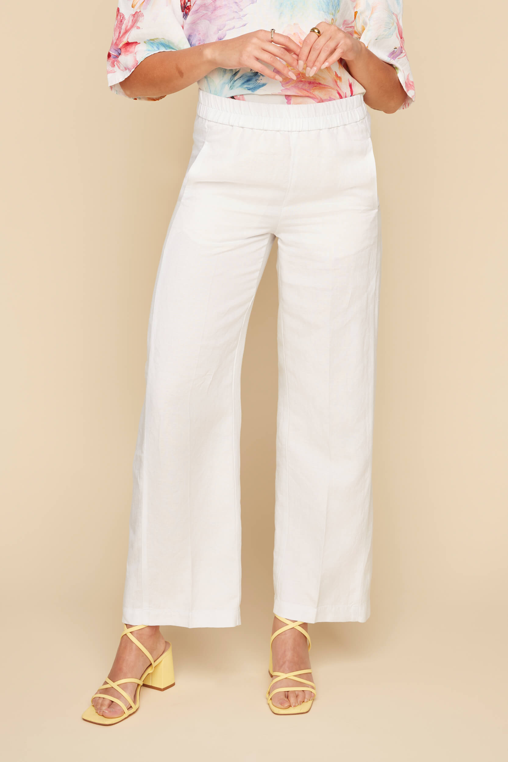 White Linen Pants