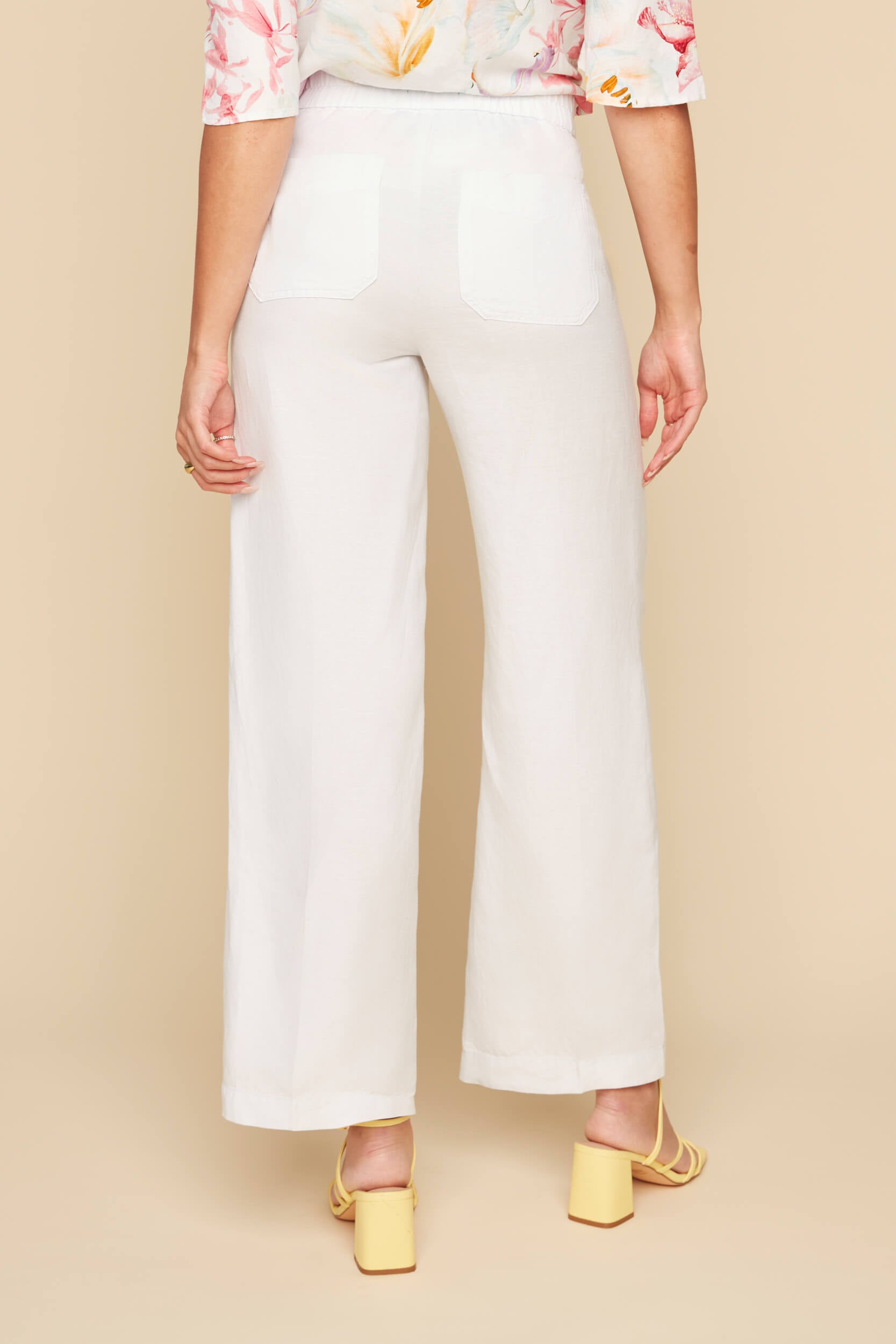 White Linen Pants