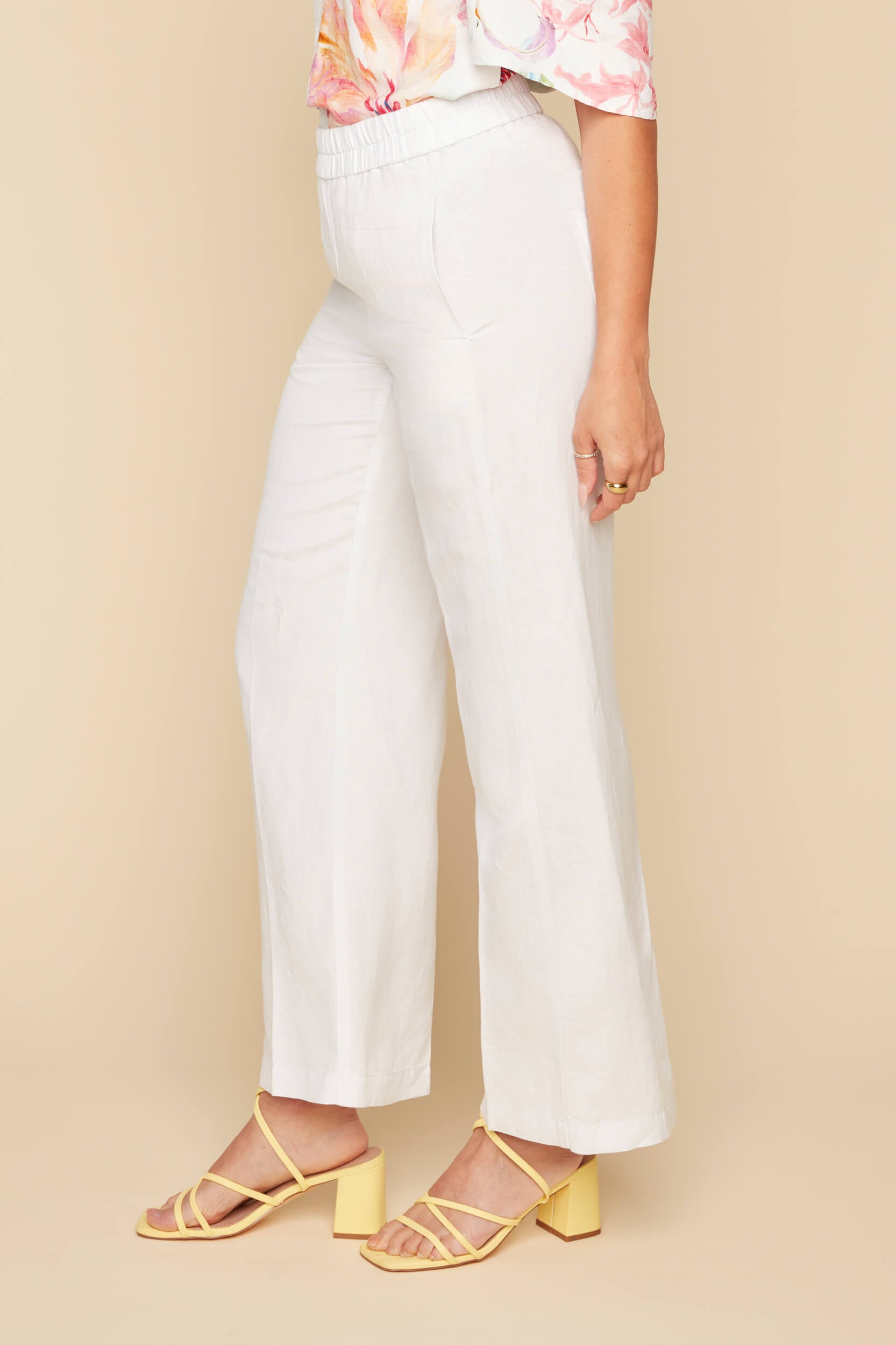 White Linen Pants