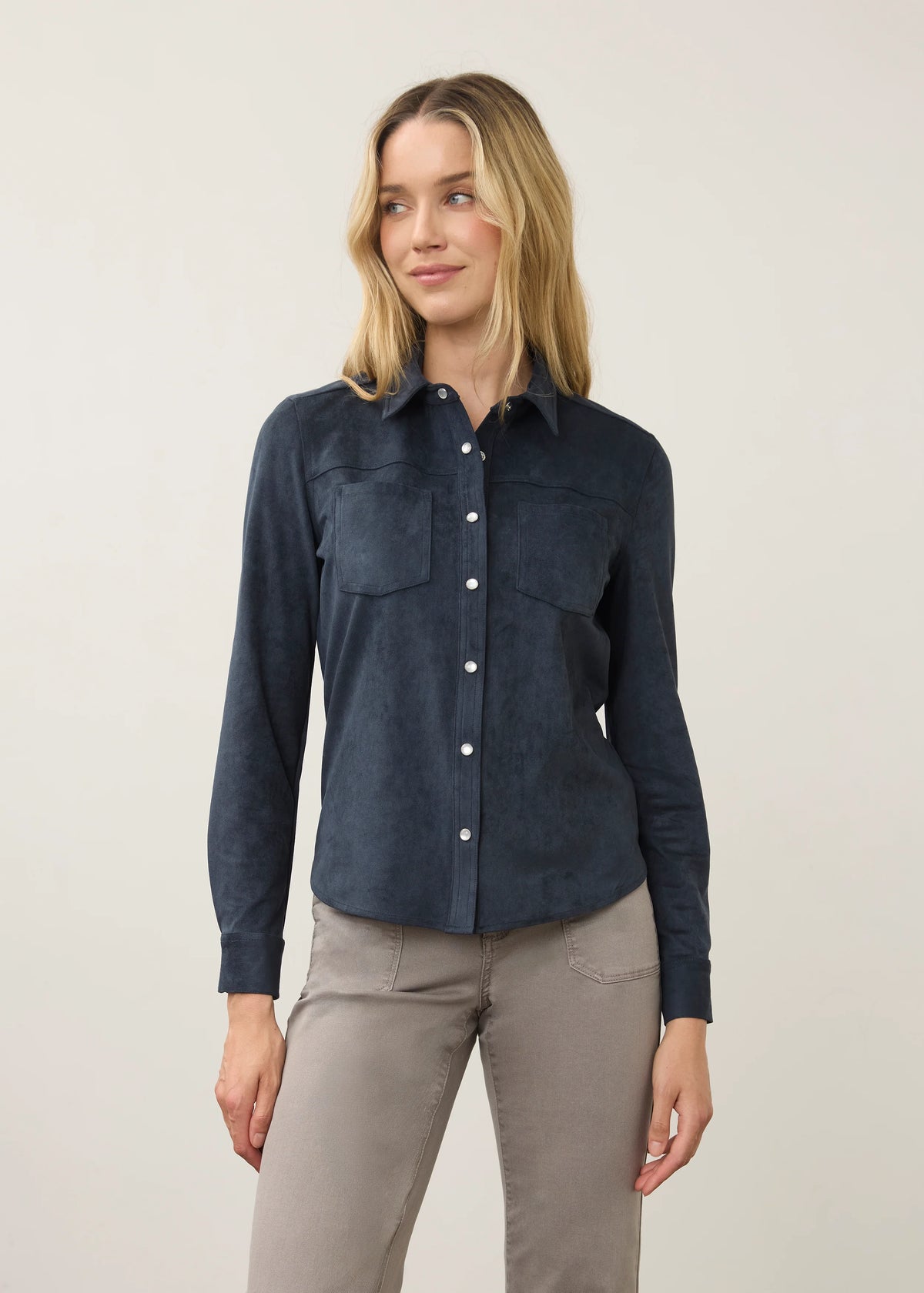 Blue Suede Shirt