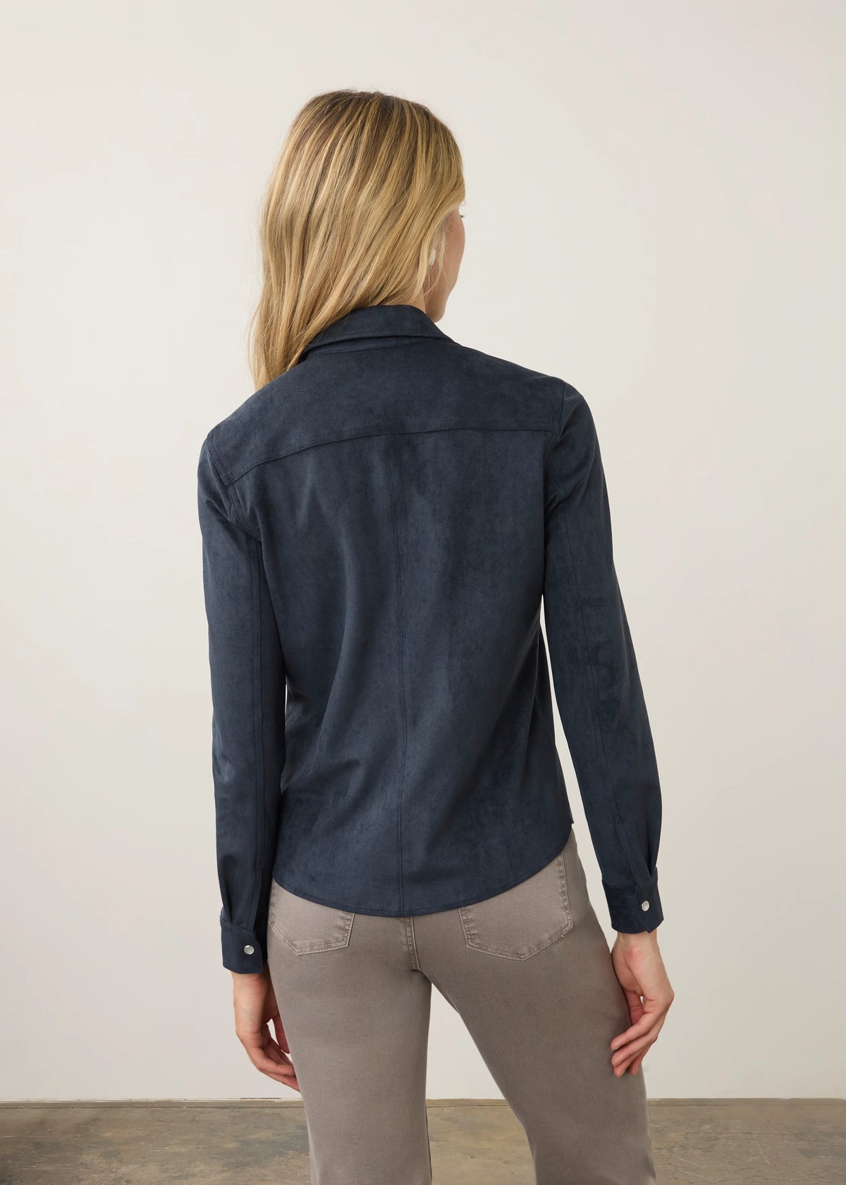 Blue Suede Shirt