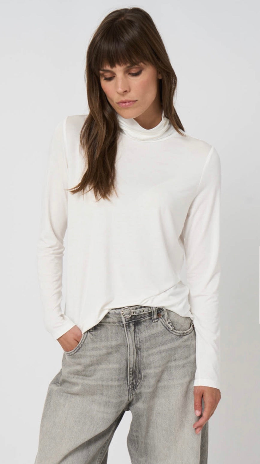 White Turtleneck