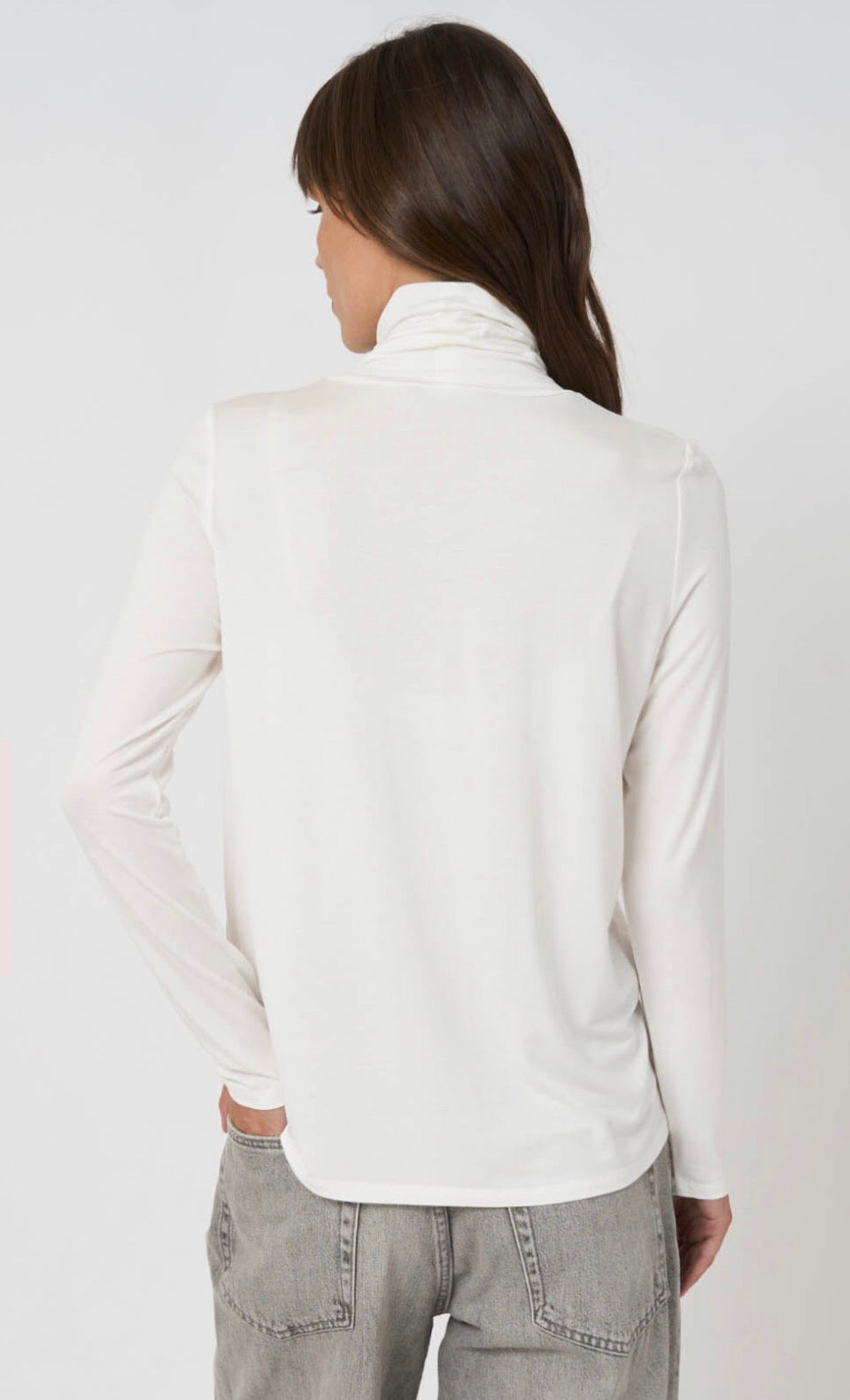 White Turtleneck