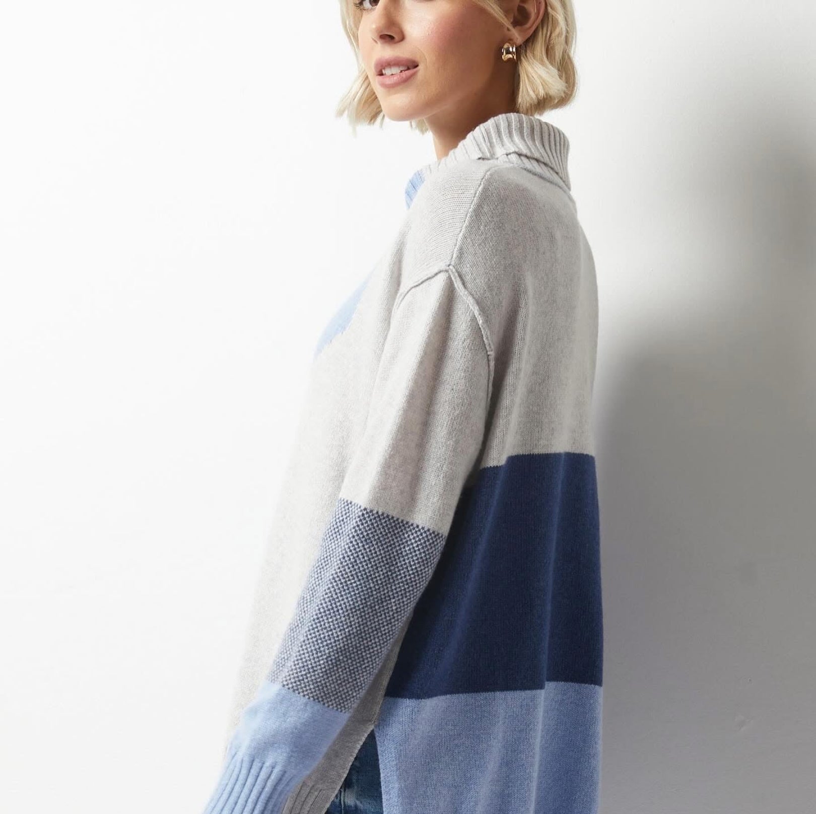 Striped Turtleneck