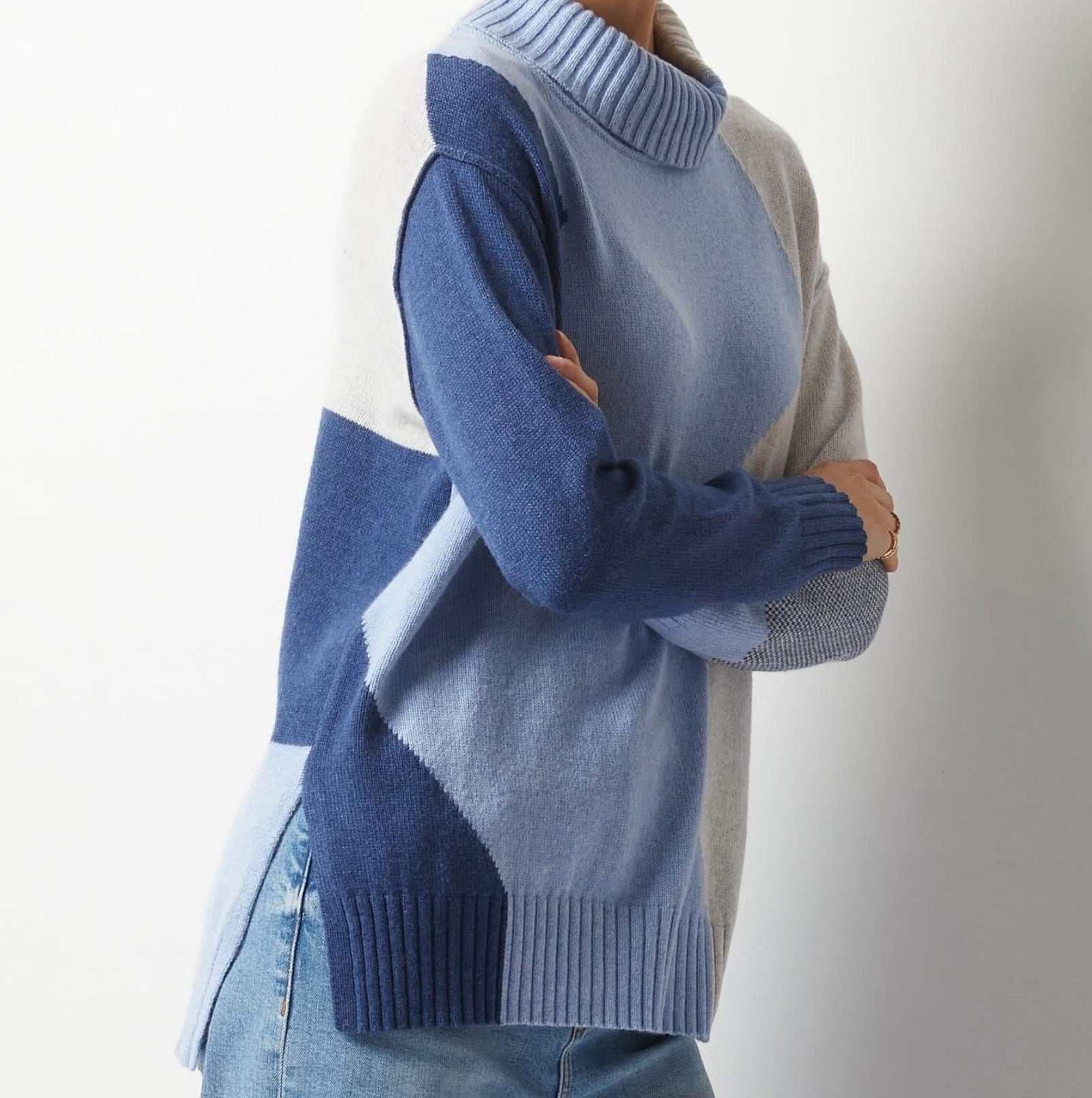 Striped Turtleneck