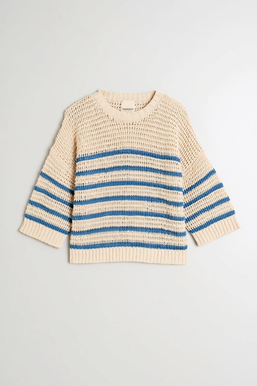 Bicolor Stripes Sweater