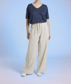 Beige Linen Pants