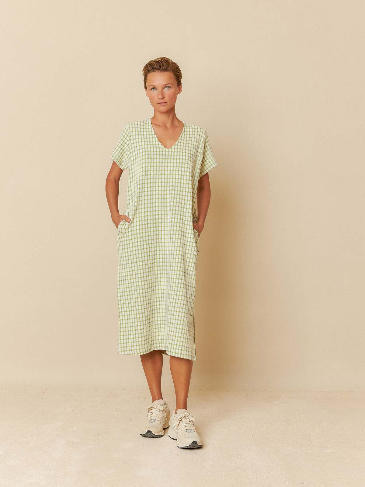 Robe pistache