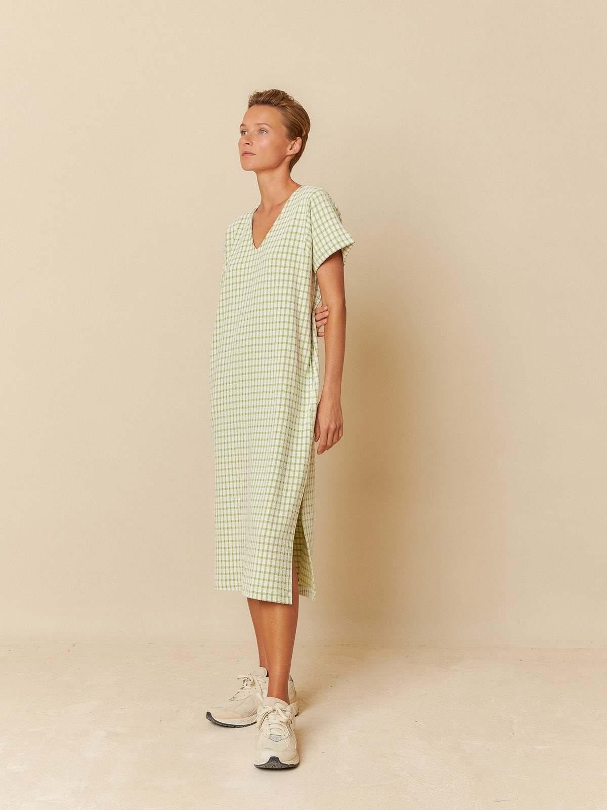 Robe pistache