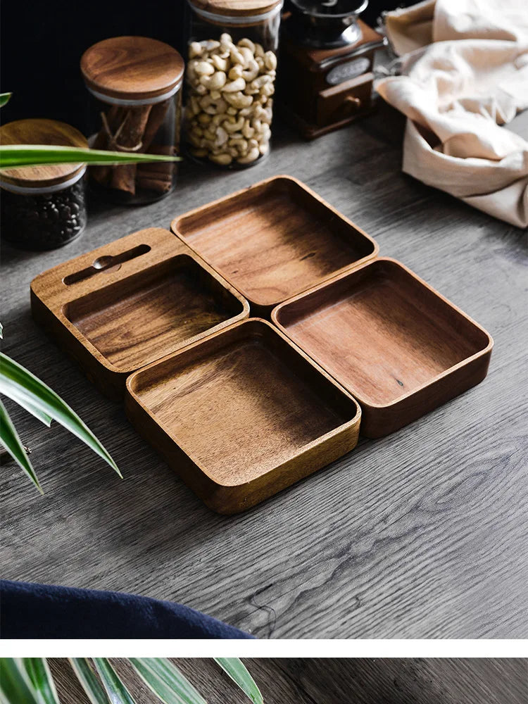 Plateaux en bois