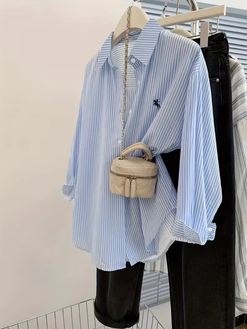 Long-sleeve blouse