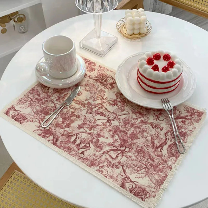 Tapis de repas en coton