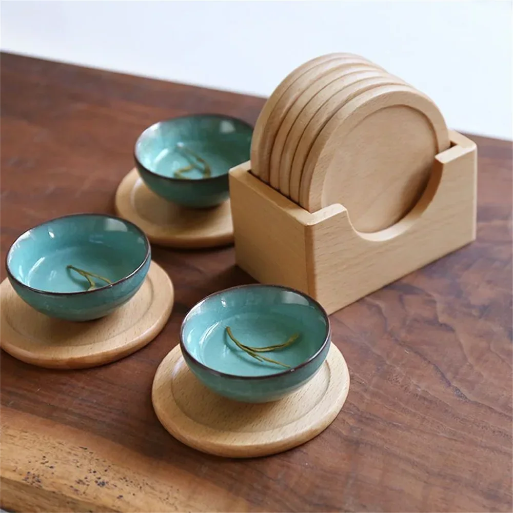 Sous-verres en bois