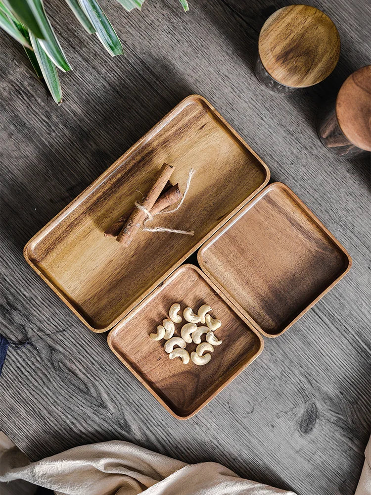 Plateaux en bois