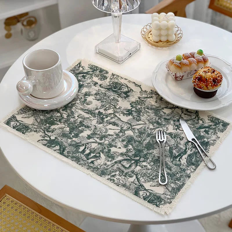 Tapis de repas en coton