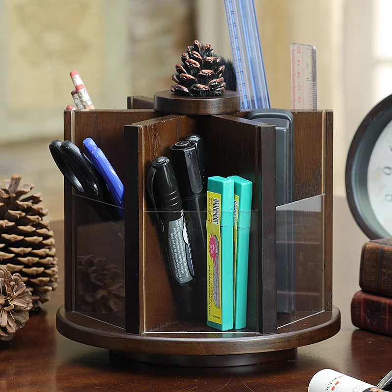 Wooden Rotating Dresser