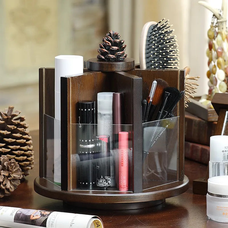 Wooden Rotating Dresser