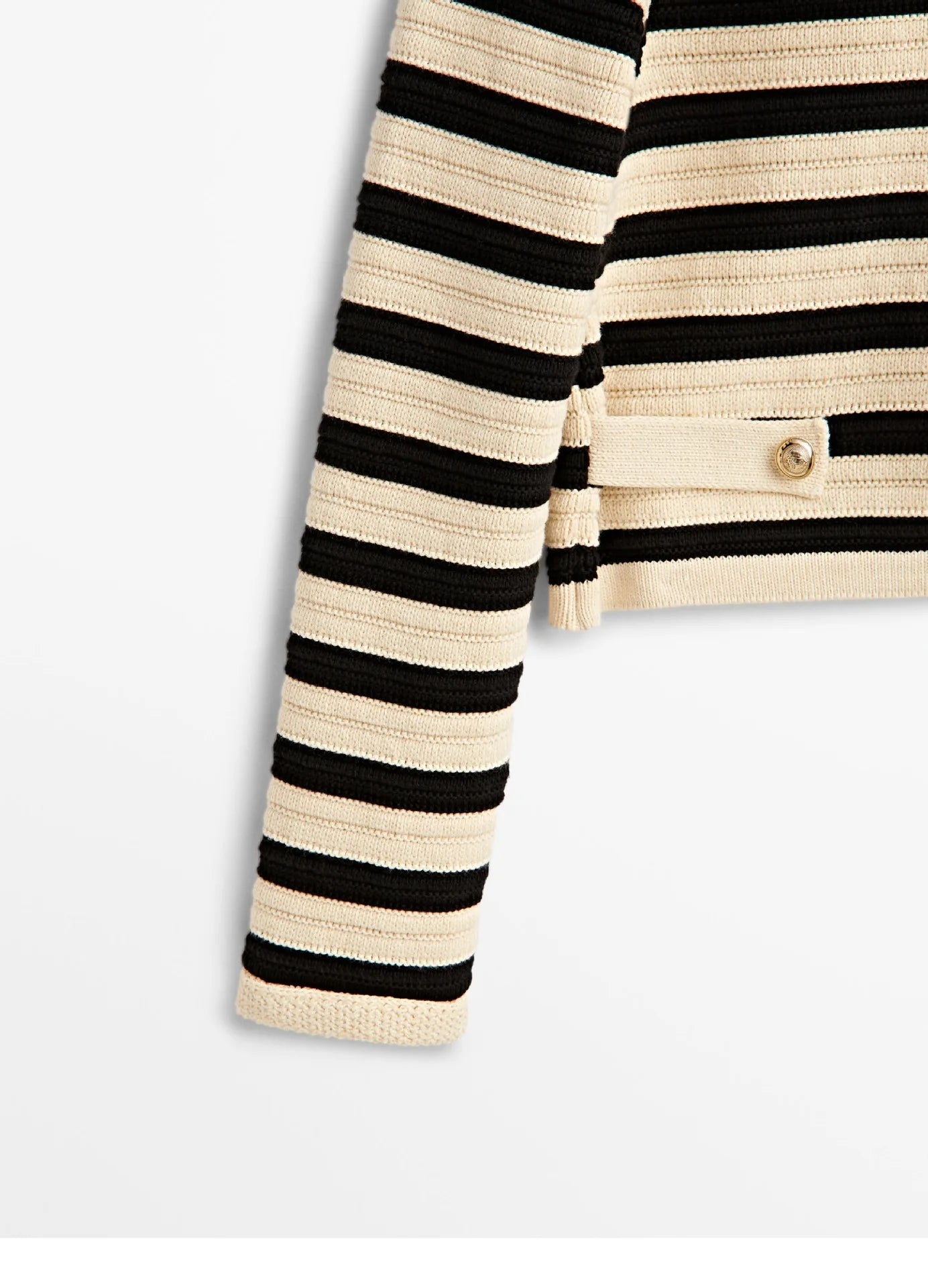 Knitted Stripes Cardigan