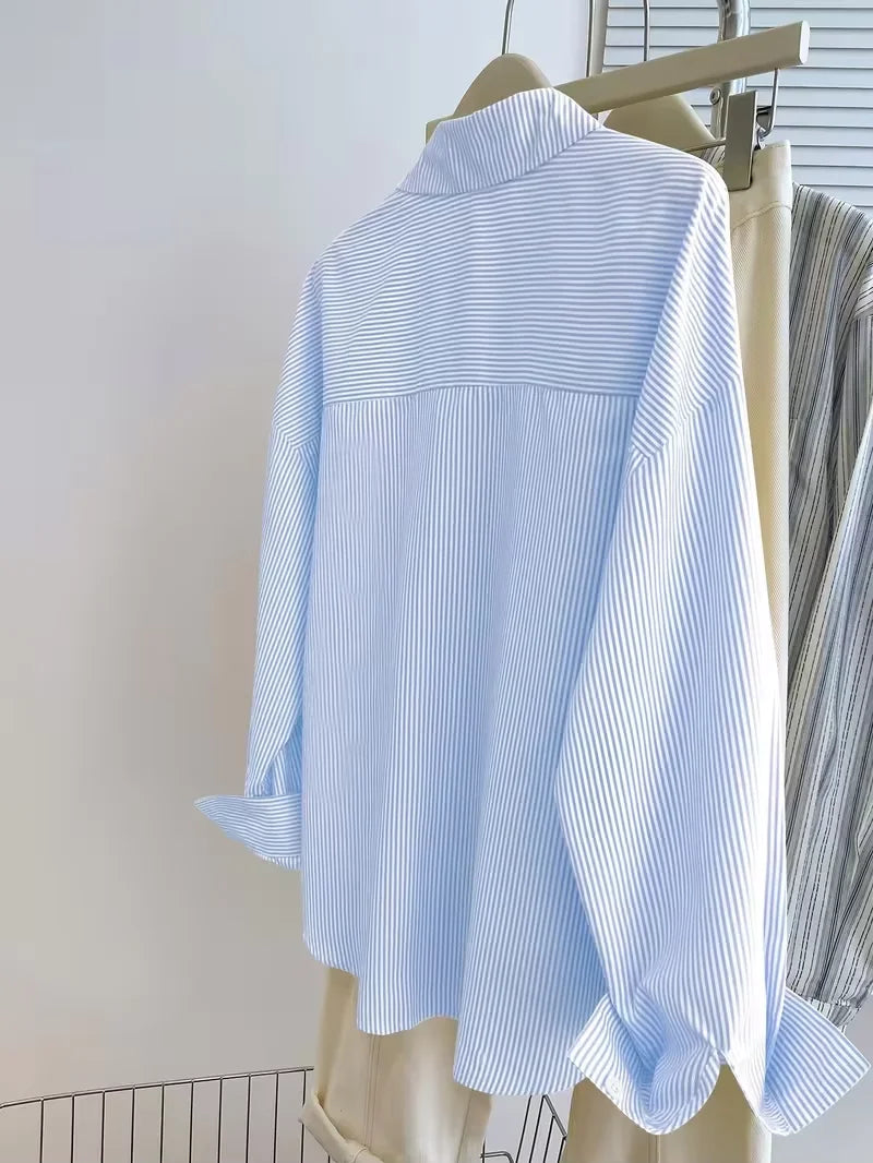 Long-sleeve blouse