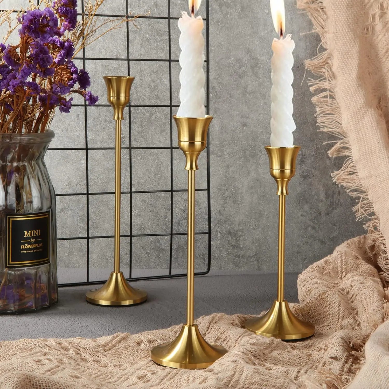 3 Candle Holders