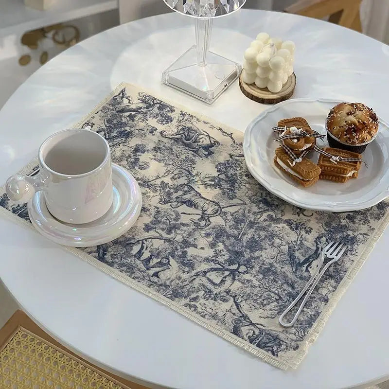 Tapis de repas en coton
