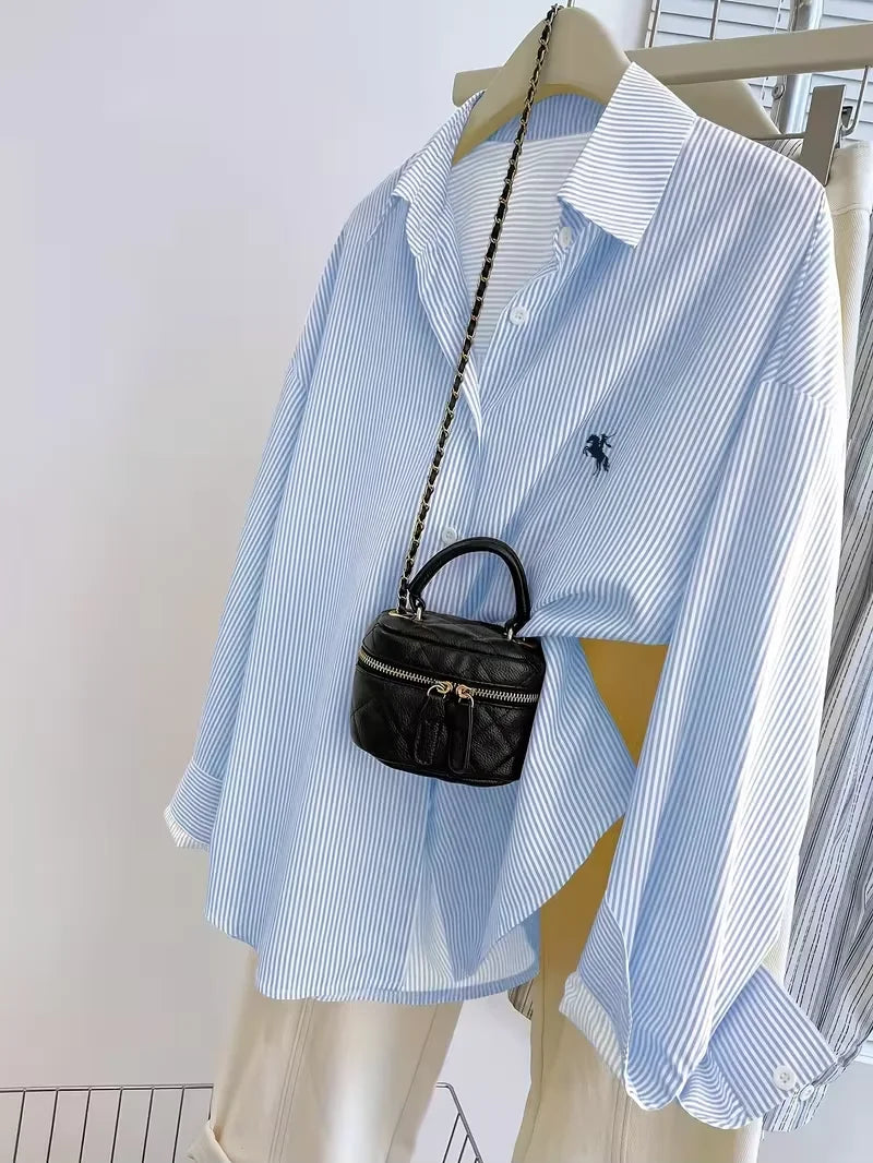 Long-sleeve blouse