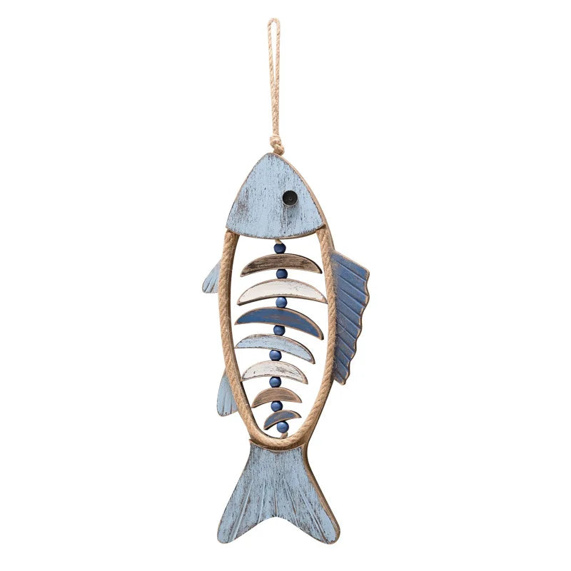 Poisson décoratif en bois