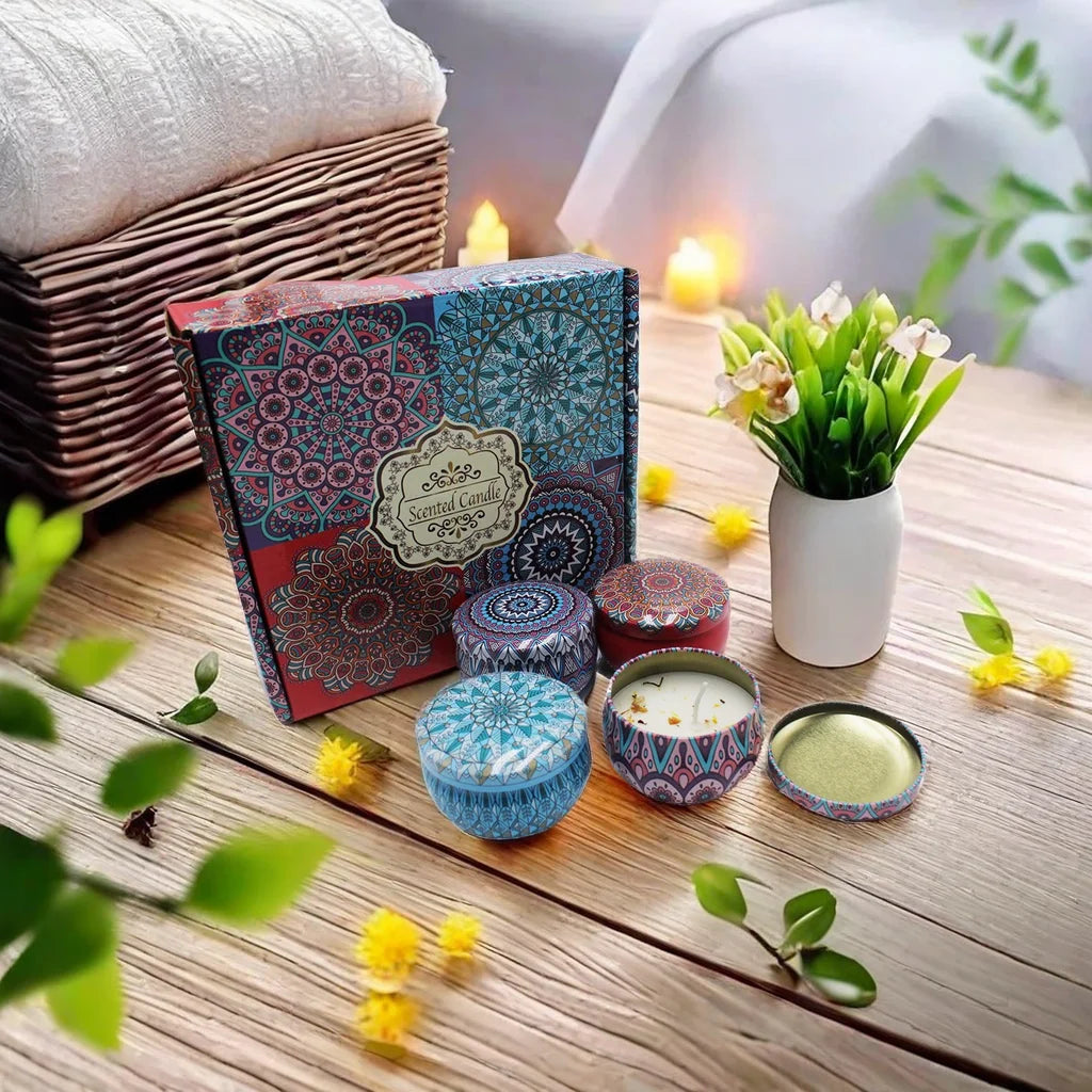 Set of 4 Scented Candles