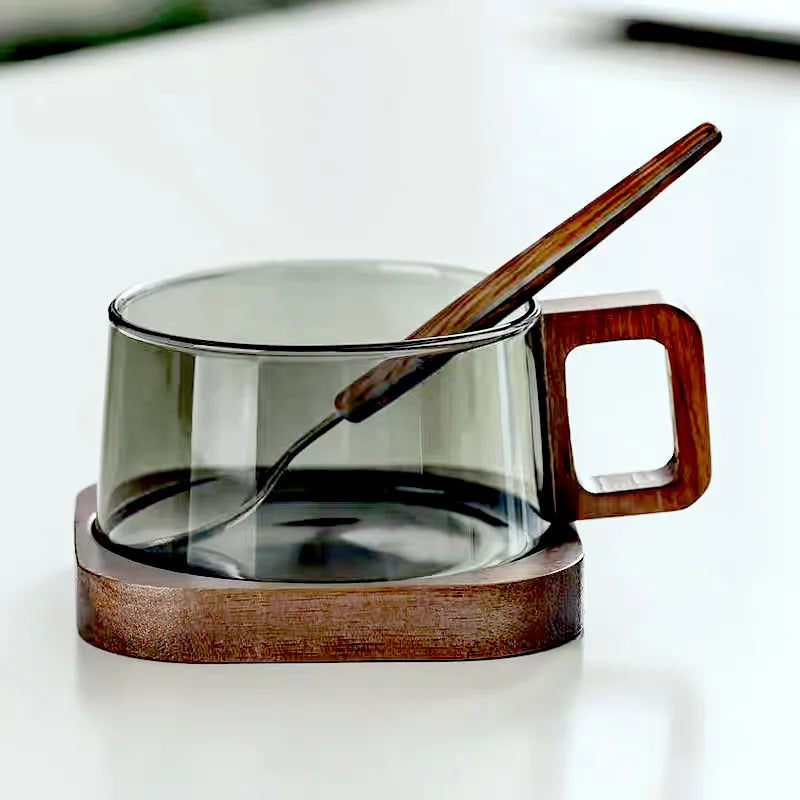 Tasse à café en verre