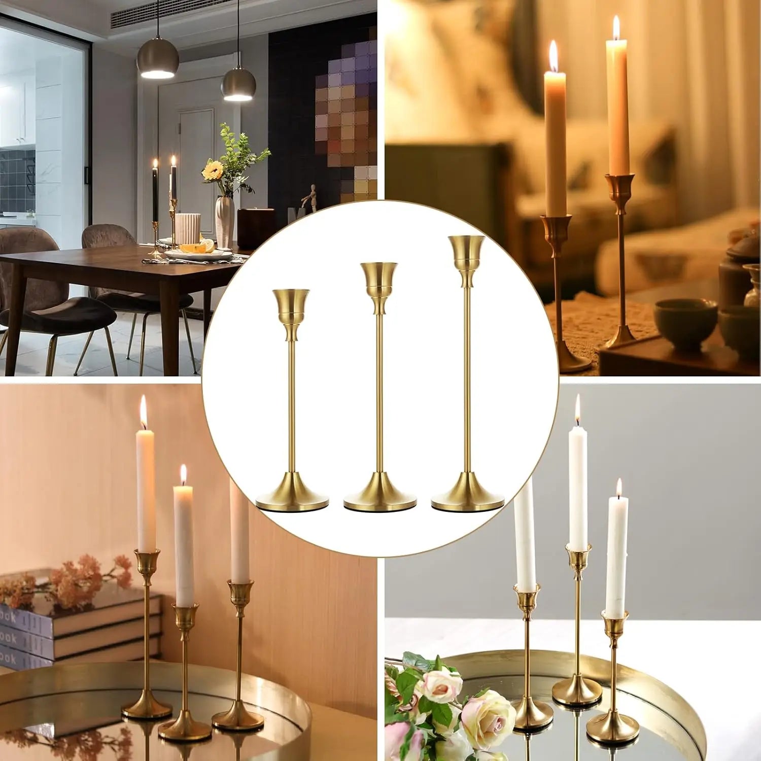 3 Candle Holders