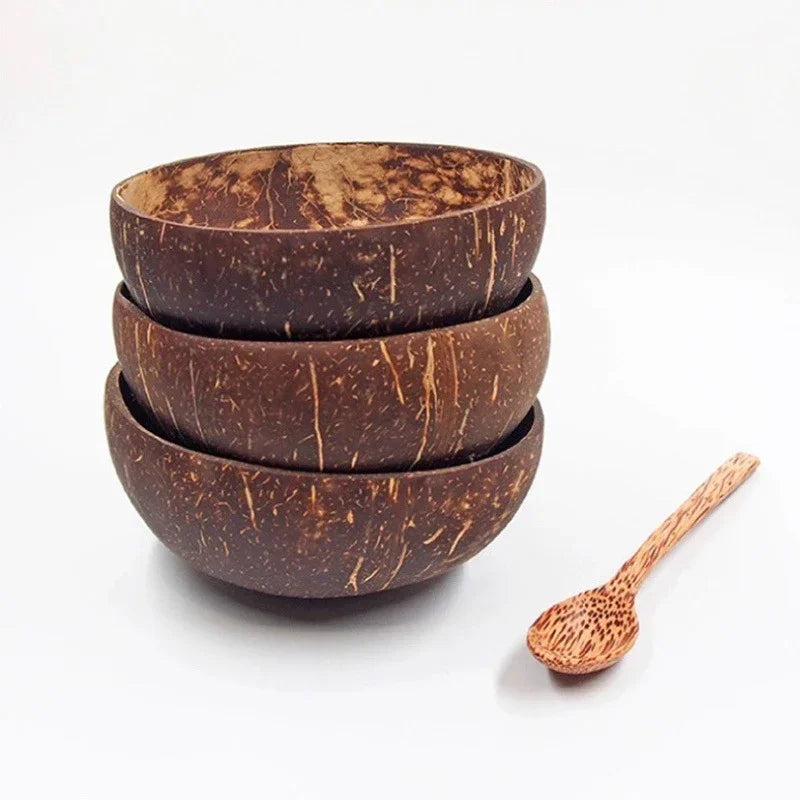 Bols en noix de coco naturelle