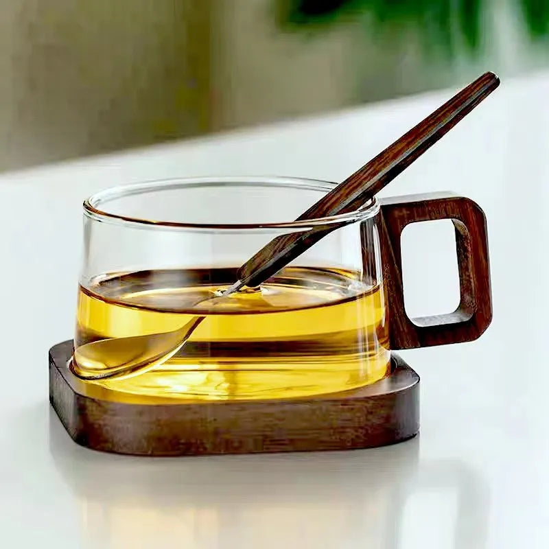 Tasse à café en verre