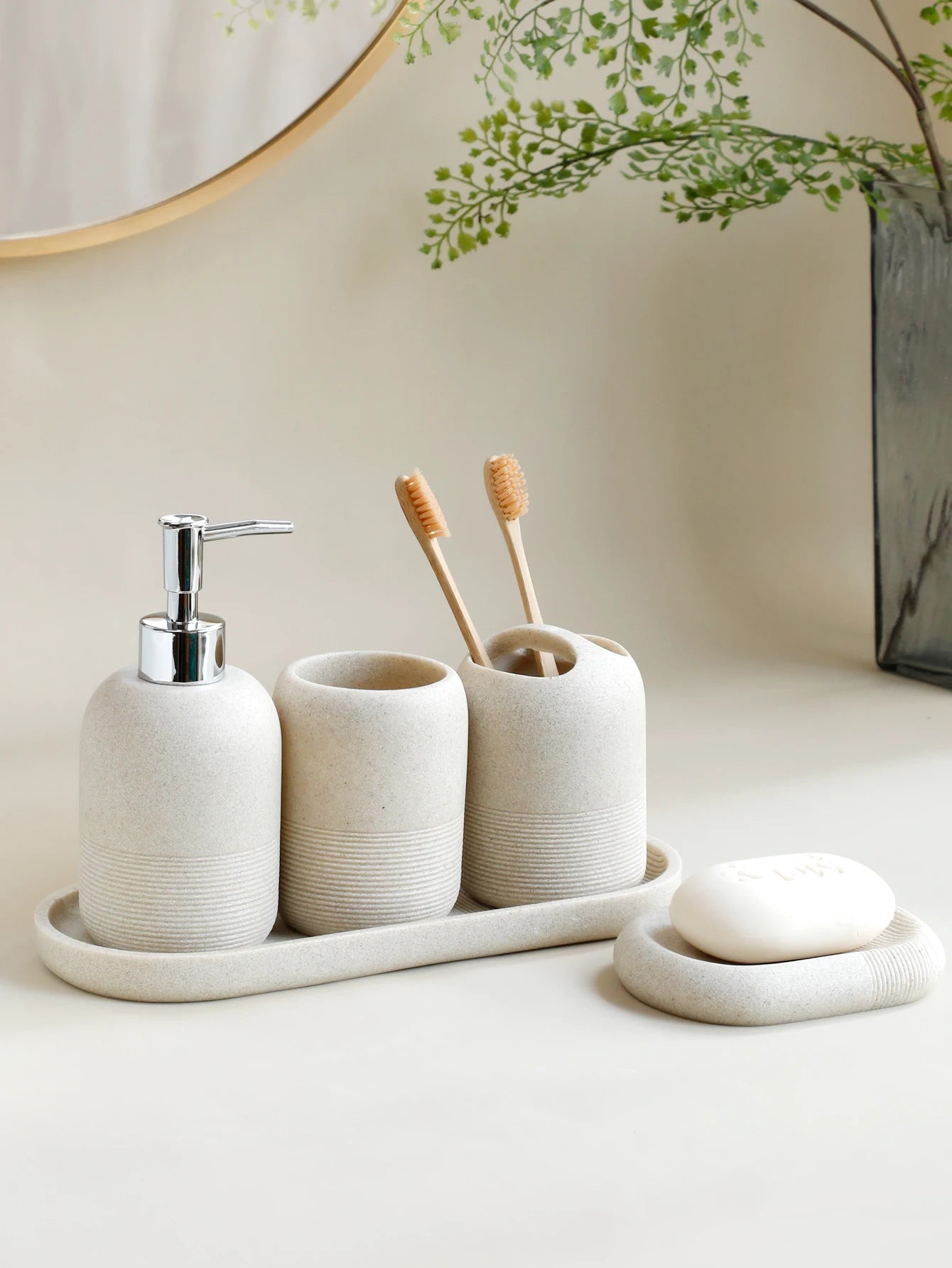 Ensemble d'accessoires de salle de bain (5)