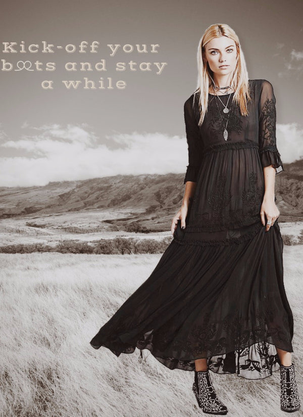 Stay A While Boho Dress | bitpix.io